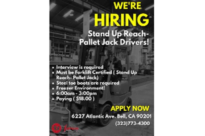 Stand Up Reach- Pallet Jack image 1