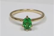 Oval Cut Tsavorite Ring