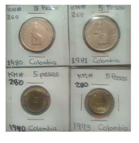 $180000 : Monedas antiguas de Colombia image 1