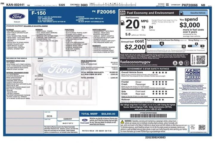 $39900 : Ford F-150 2023 4x4 XLT 4dr image 5