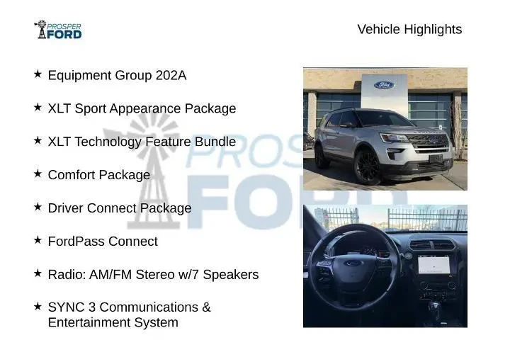 $20999 : Ford Explorer 2019 XLT 4dr S image 5