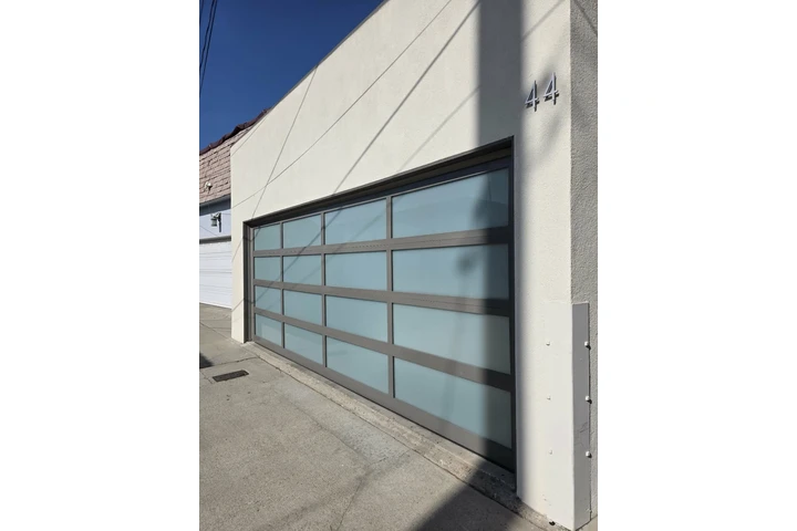 Bronze Full Glass View Garage image 2