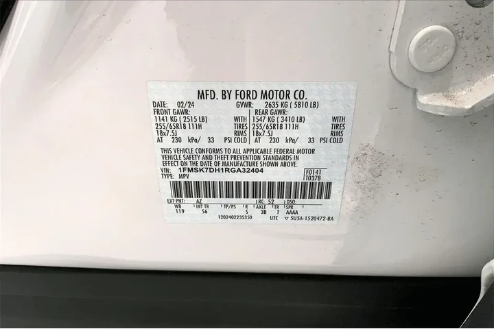 $29991 : Ford Explorer 2024 XLT 4dr S image 8