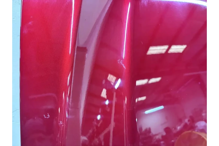 $750 : FRONT HOOD GENUINE RED image 1