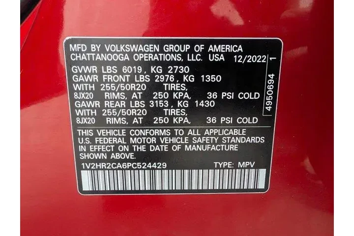 $27998 : Volkswagen Atlas 2023 AWD V6 image 10