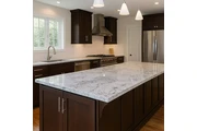White Granite Kitchen Counter en Houston