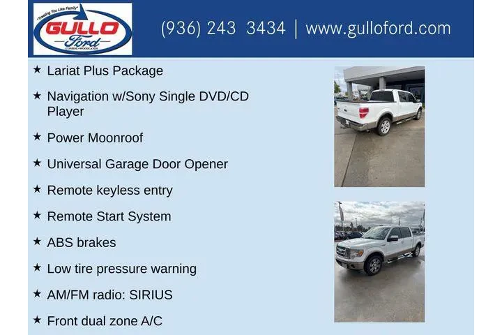 $10991 : Ford F-150 2012 4x2 Lariat 4 image 4