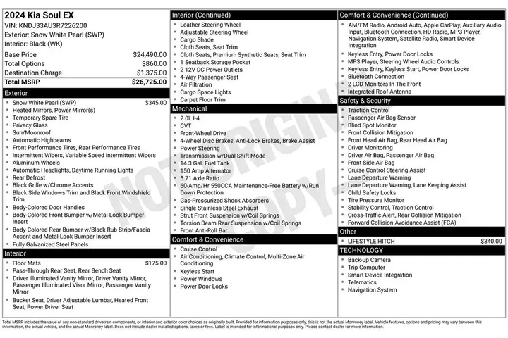 $21643 : Kia Soul 2024 EX 4dr Crossov image 3