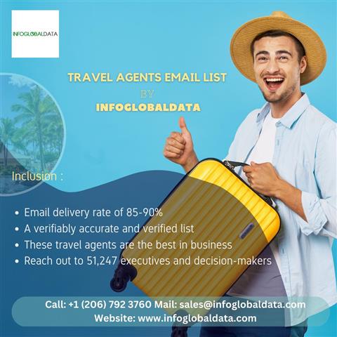 Travel Agents Email List image 1