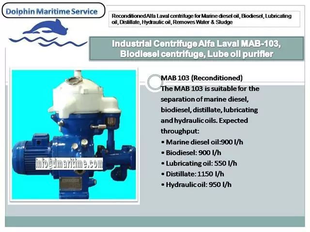 $4500 : MAB-103 alfa laval image 3