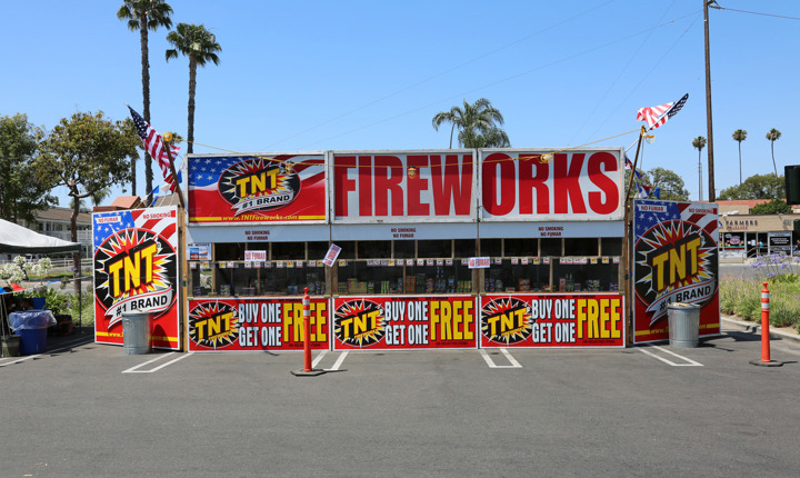 Local de venta de fuegos artificiales