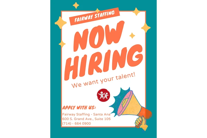 We are Hiring in Santa Ana image 1
