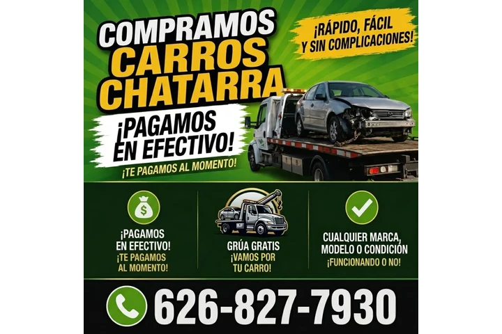 ¡Véndenos tu carro chatarra! image 1