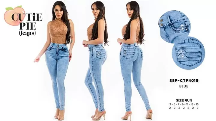 $18 : JEANS COLOMBIANOS MAYOREO image 1