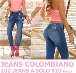 $10 : JEANS COLOMBIANOS MAYOREO image 4