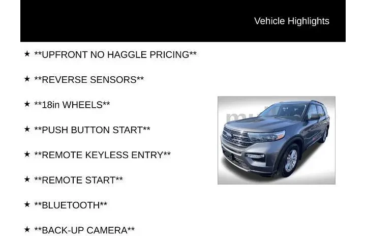 $25500 : Ford Explorer 2021 XLT 4dr S image 6