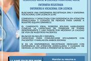 SE SOLICITA ENFERMERAS en Los Angeles