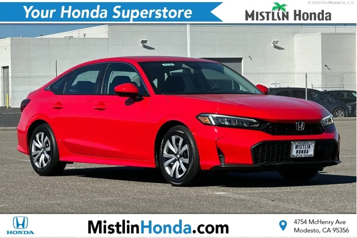 $25981 : Honda Civic 2025 LX 4dr Seda image 1