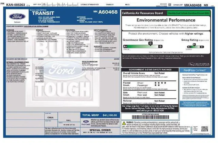 $40000 : Ford Transit 2021 250 3dr SW image 3