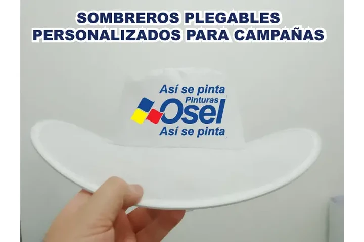$1 : SOMBREROS PLEGABLES PROMOCIONA image 2