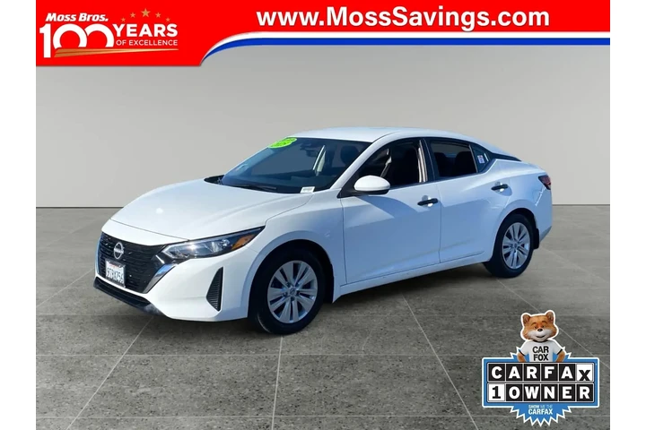 $25884 : Nissan Sentra 2025 S 4dr Sed image 1