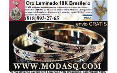 $5 : Joyeria  mayoreo Oro laminado image 1