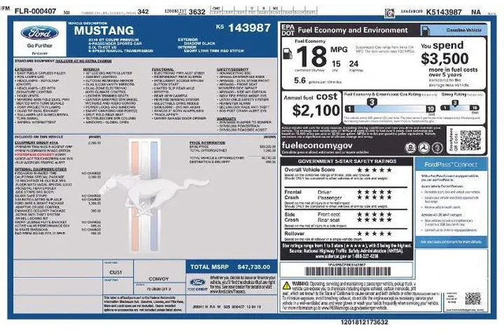 $33104 : Ford Mustang 2019 GT 2dr Fas image 3