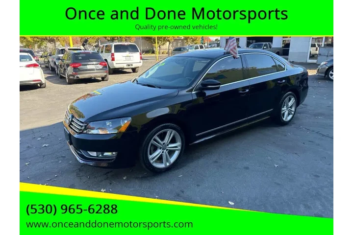 $6995 : 2014 Passat 2.0L TDI SEL Prem image 1