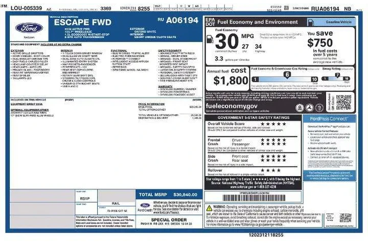 $16600 : Ford Escape 2024 Active 4dr image 3