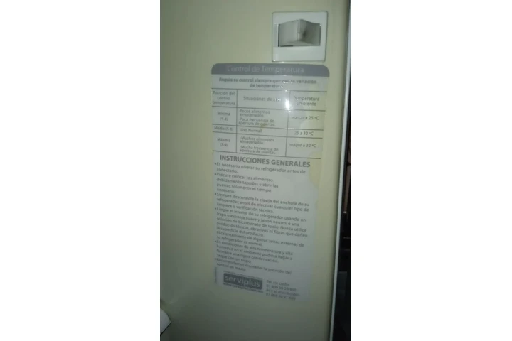 $6850 : Refrigerador Color Blanco Mabe image 3