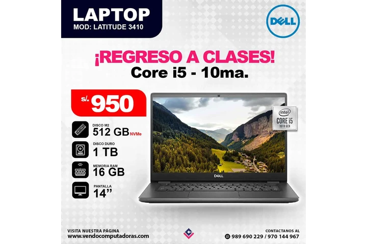 Laptop Intel Core i5 - 10ma. image 1