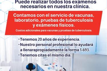 EXÁMENES MÉDICOS INMIGRACIÓN! en Los Angeles