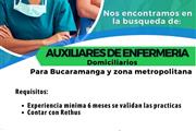 Auxiliares de Enfermeria en Bucaramanga