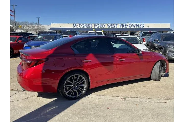 $33418 : INFINITI Q50 2021 Red Sport image 4