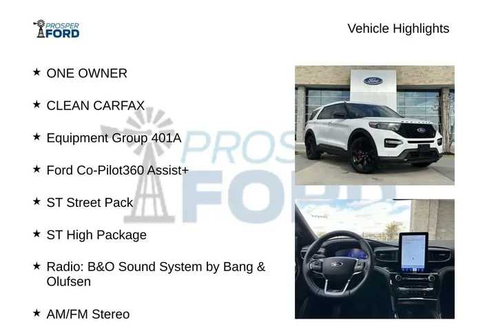 $36379 : Ford Explorer 2022 AWD ST 4d image 5