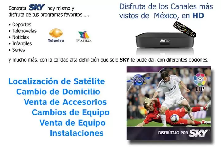 SKY tu TV directa d Mexico image 2