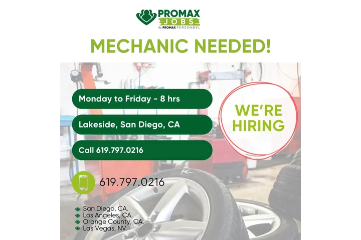 HIRING MECHANICS ASAP! image 1