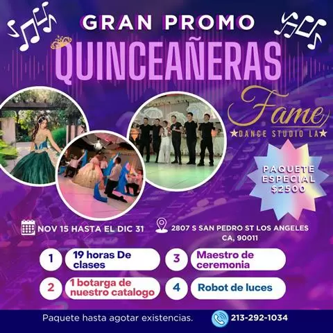 COREOGRAFOS DE QUICEAÑERAS image 1