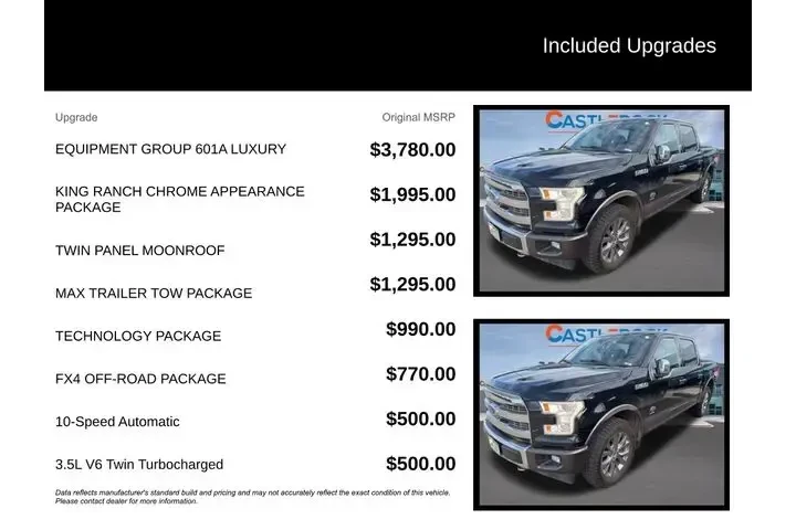 $23698 : Ford F-150 2017 4x4 King Ran image 5