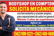 BODYSHOP SOLICITA MECANICO en Los Angeles