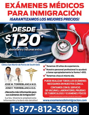 Exámenes Médicos - Inmigración image 1