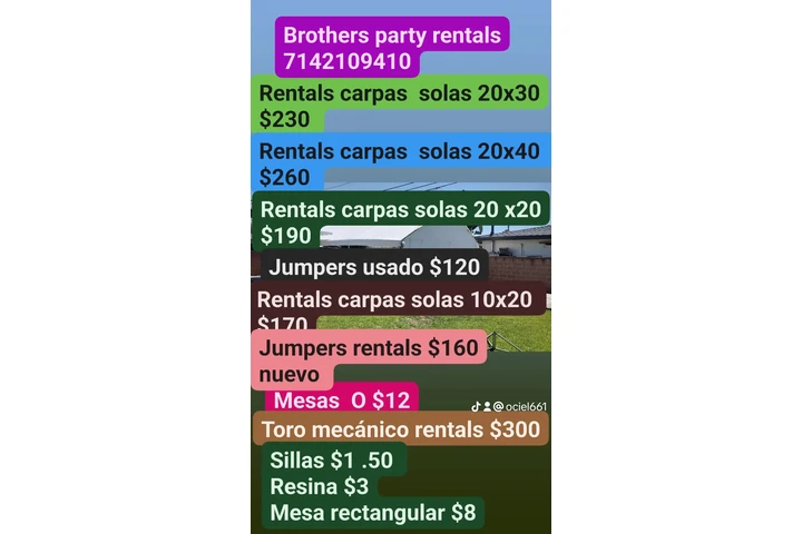 Party rentals 7 days open 24 image 10