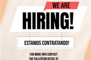 TERCER TURNO!! NOW HIRING!! en Orange County