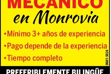 SOLICITO MECANICO en Los Angeles