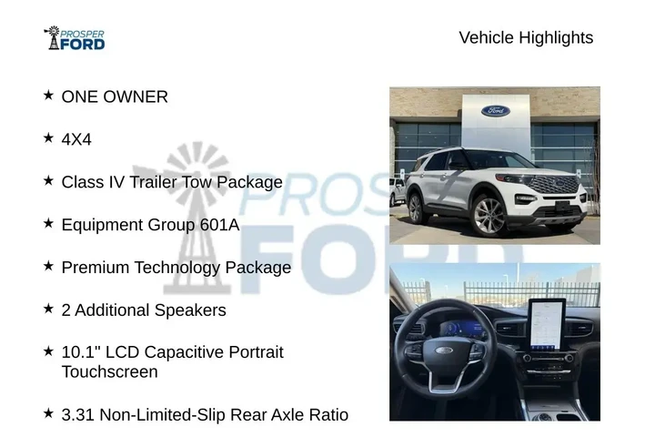 $35659 : Ford Explorer 2022 AWD Plati image 5