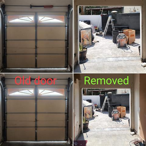 Garage door removal image 1