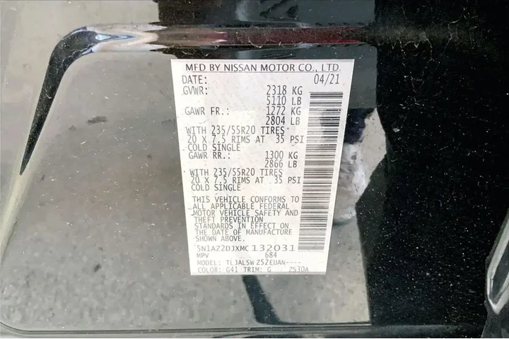 $20191 : Nissan Murano 2021 Platinum image 8