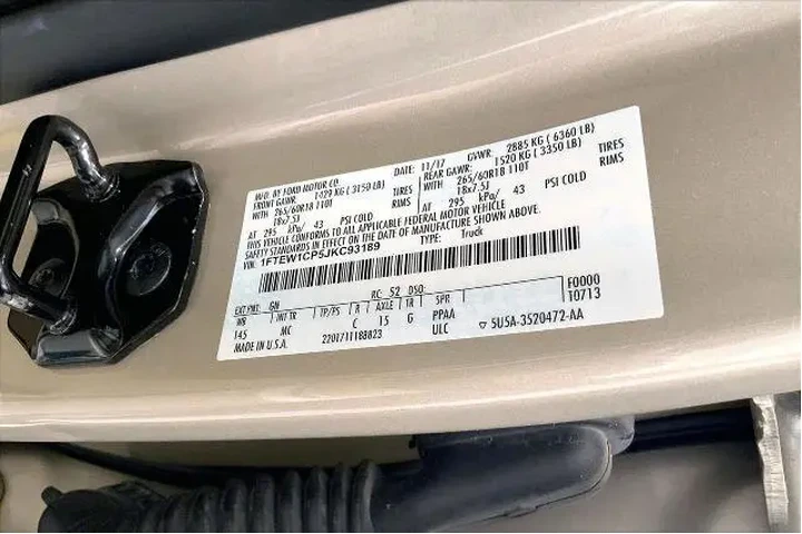 $25191 : Ford F-150 2018 4x2 Lariat 4 image 8