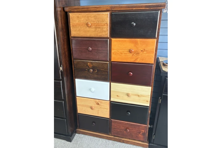$299 : 12 Drawer Chest Multi Color image 1
