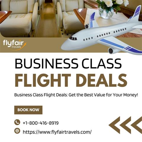 Business Class Flight Deals! image 1